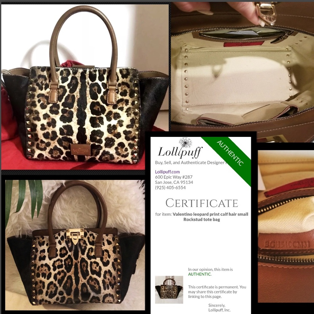 Sale⏰Gorgeous Valentino Rockstud leopard- Rare 3in1 way✨excellent condition!z✨